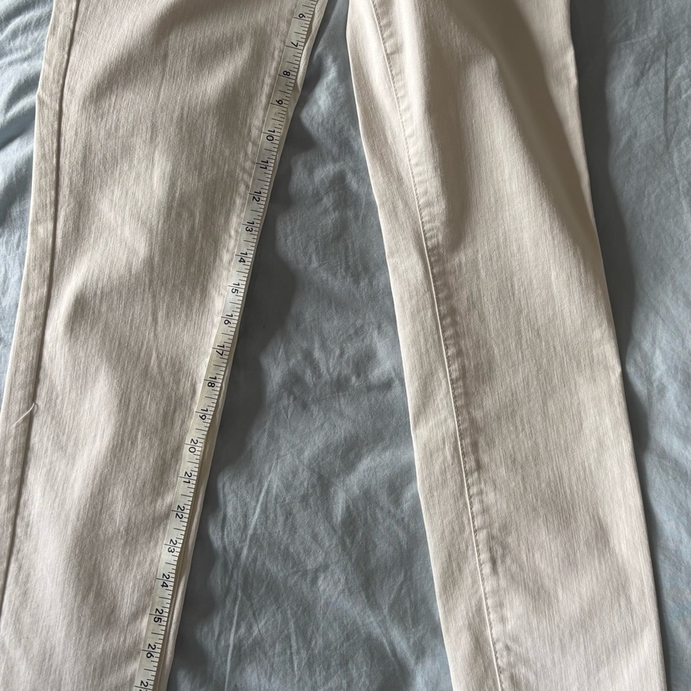Women's Straight Leg Jeans in Cream - Picture 10 of 15